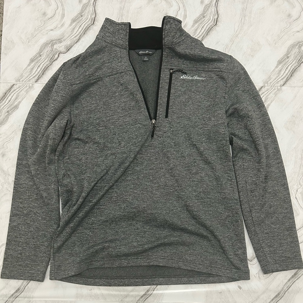 Eddie Bauer Grey Zip Up Winter Jacket